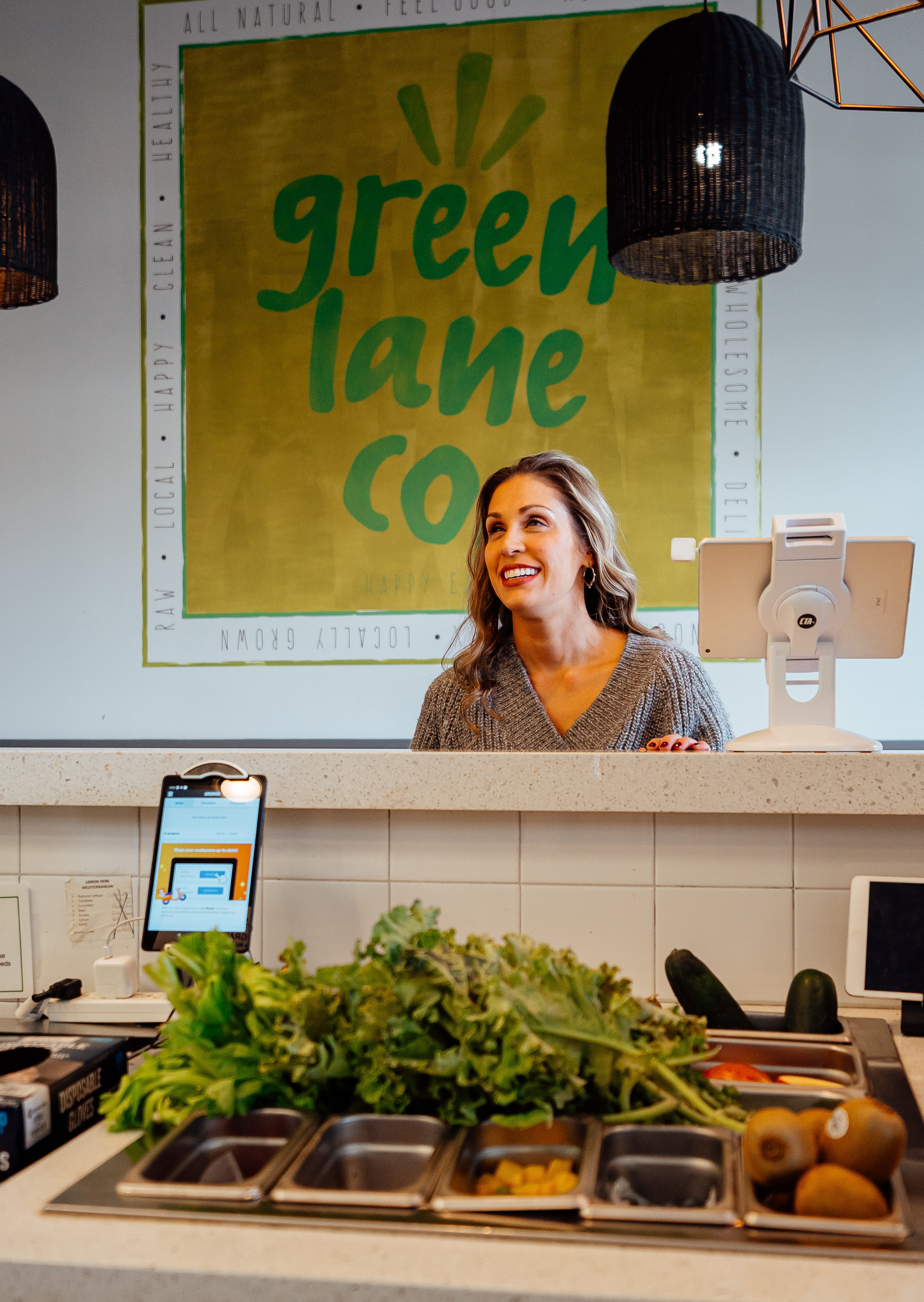 Inside Green Lane Co. daily restaurant