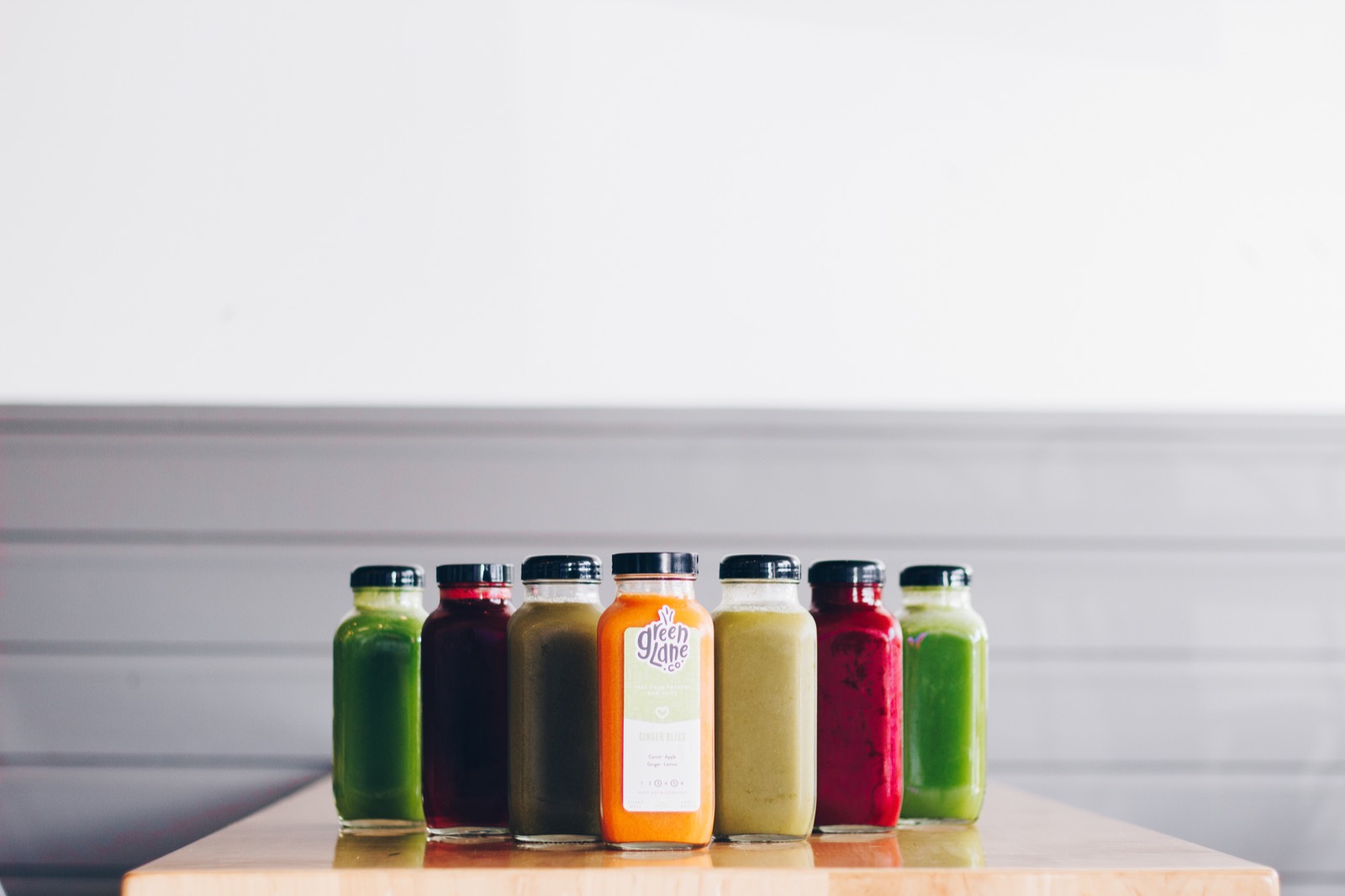 Green Lane juices lineup